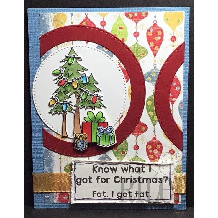 Fat. I got fat. Clear Stamp by Riley & Co