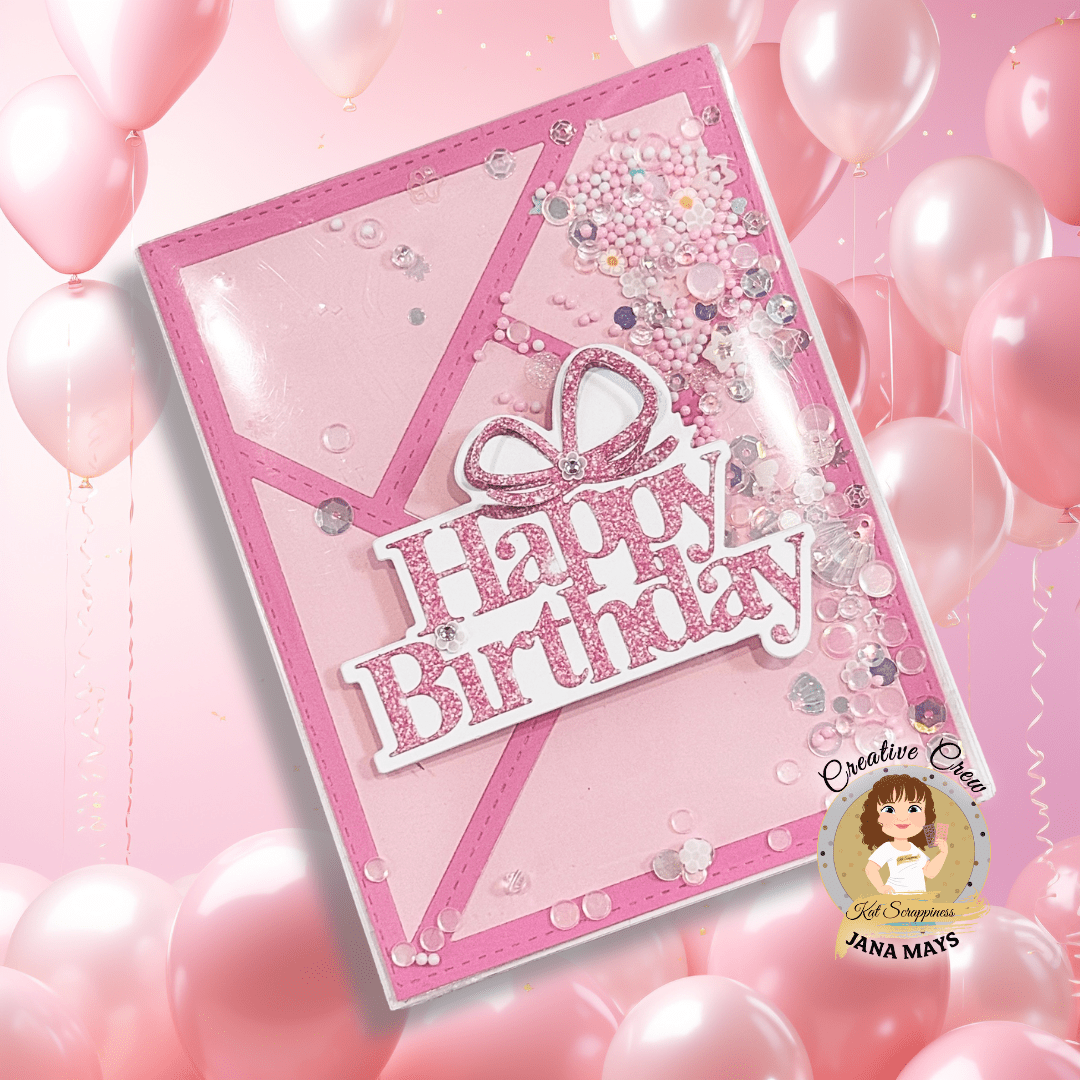 "Bow-tiful Happy Birthday" Shadow Sentiment Craft Dies