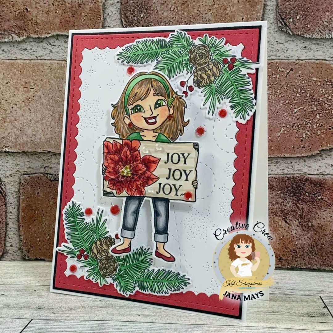 Will Work for Craft Supplies Stamp Set