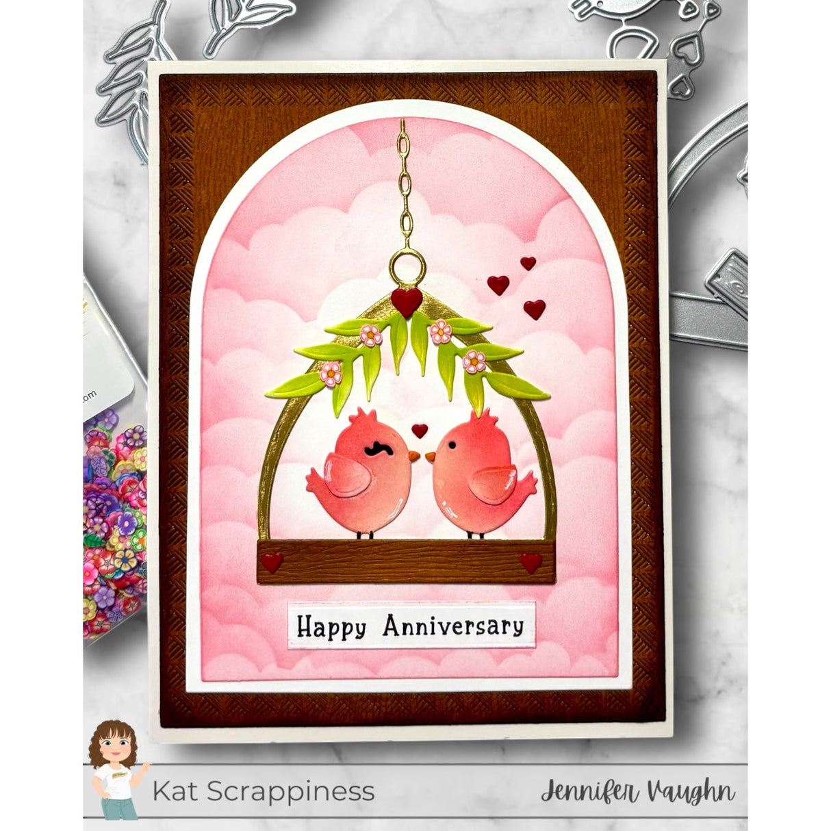 Tweet Hearts Craft Dies