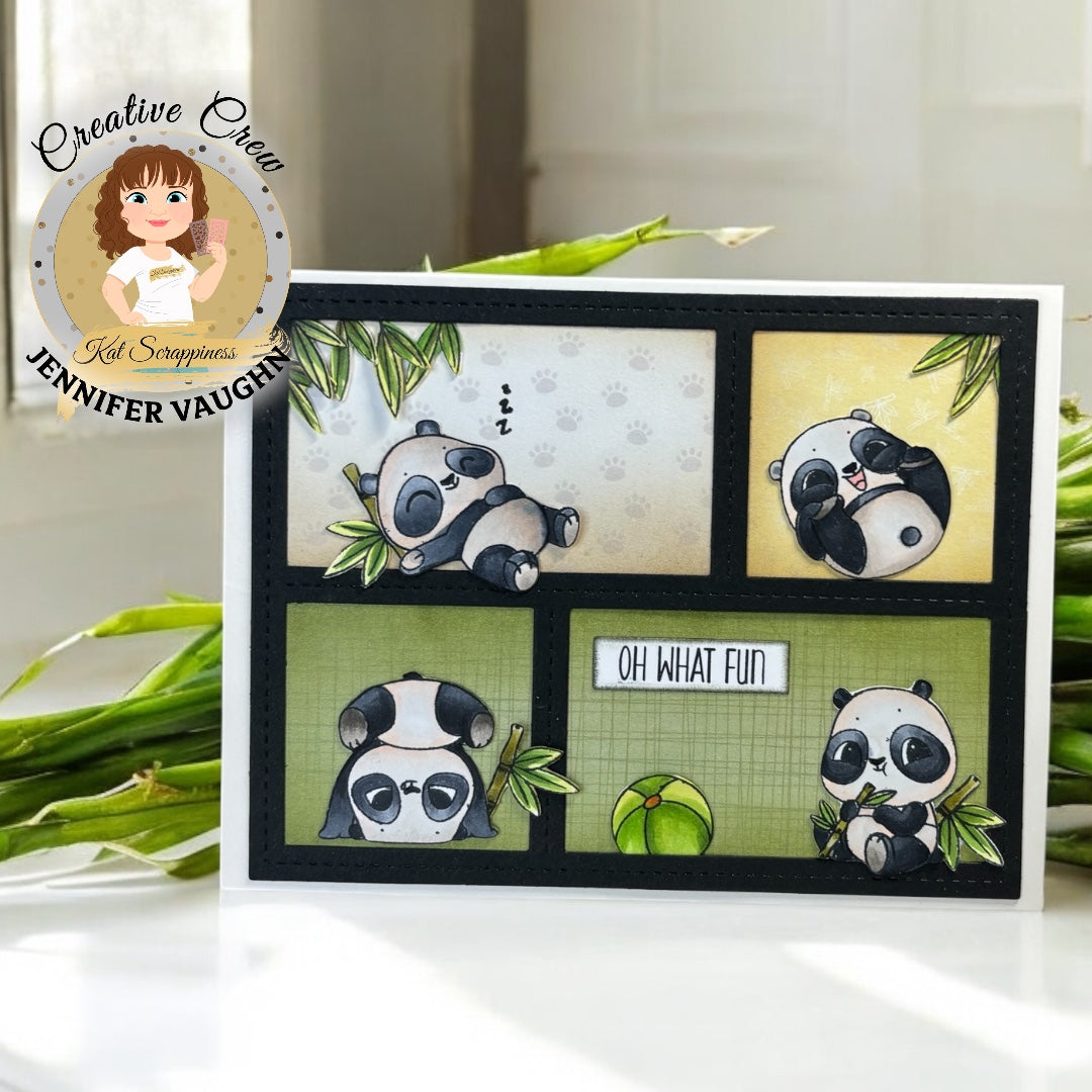 Rolly Polly Pandas Stamp Set- New Release!