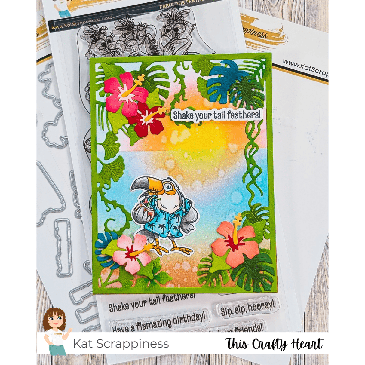 Fabulous Feathered Friends 4x8 Stamp Set