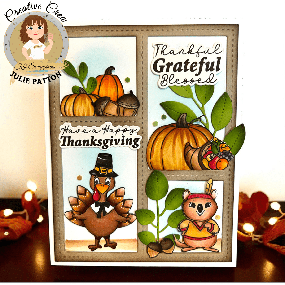 Quokka Thanksgiving Costume Add On Stamp Set