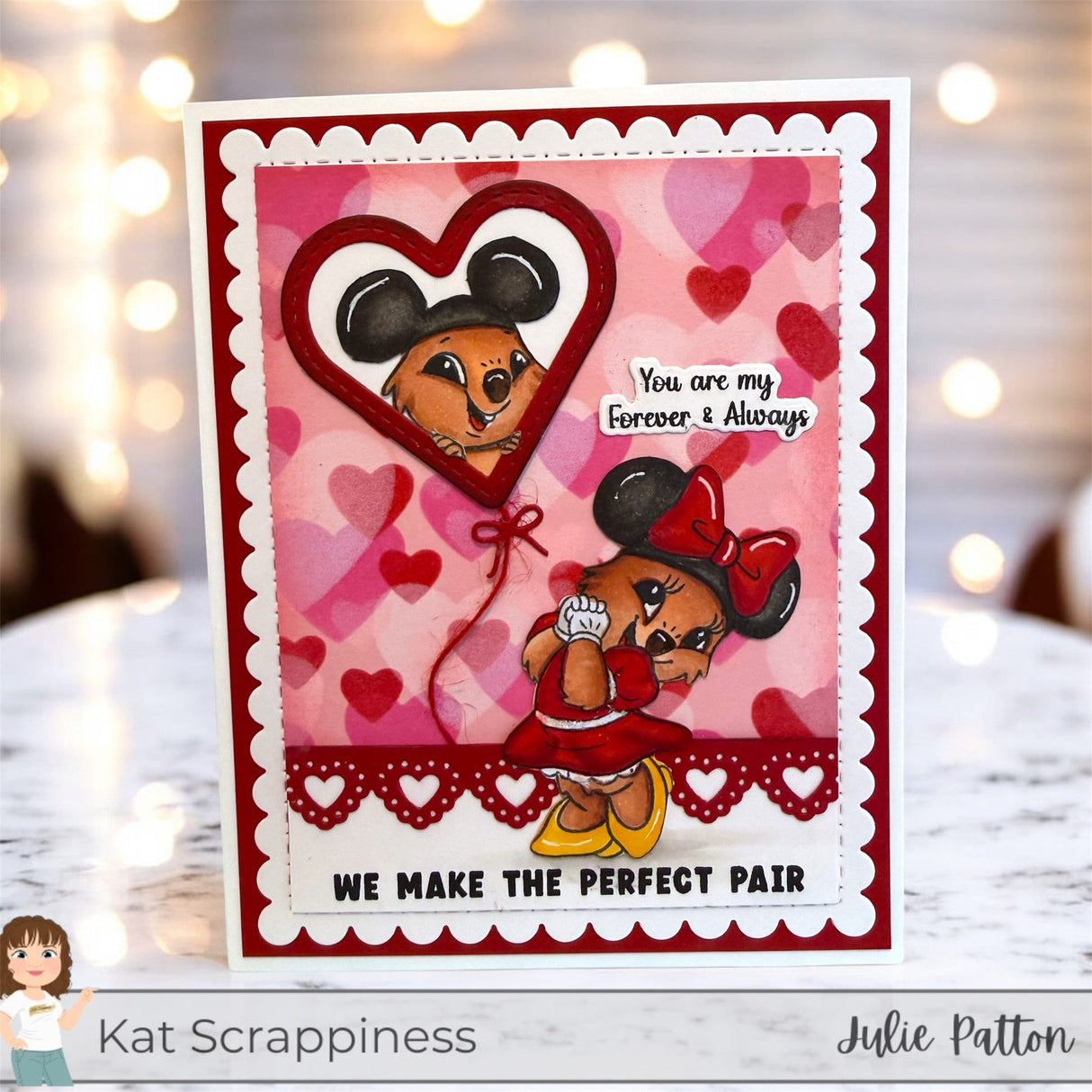 Love in Stitches Shaker Card Craft Dies