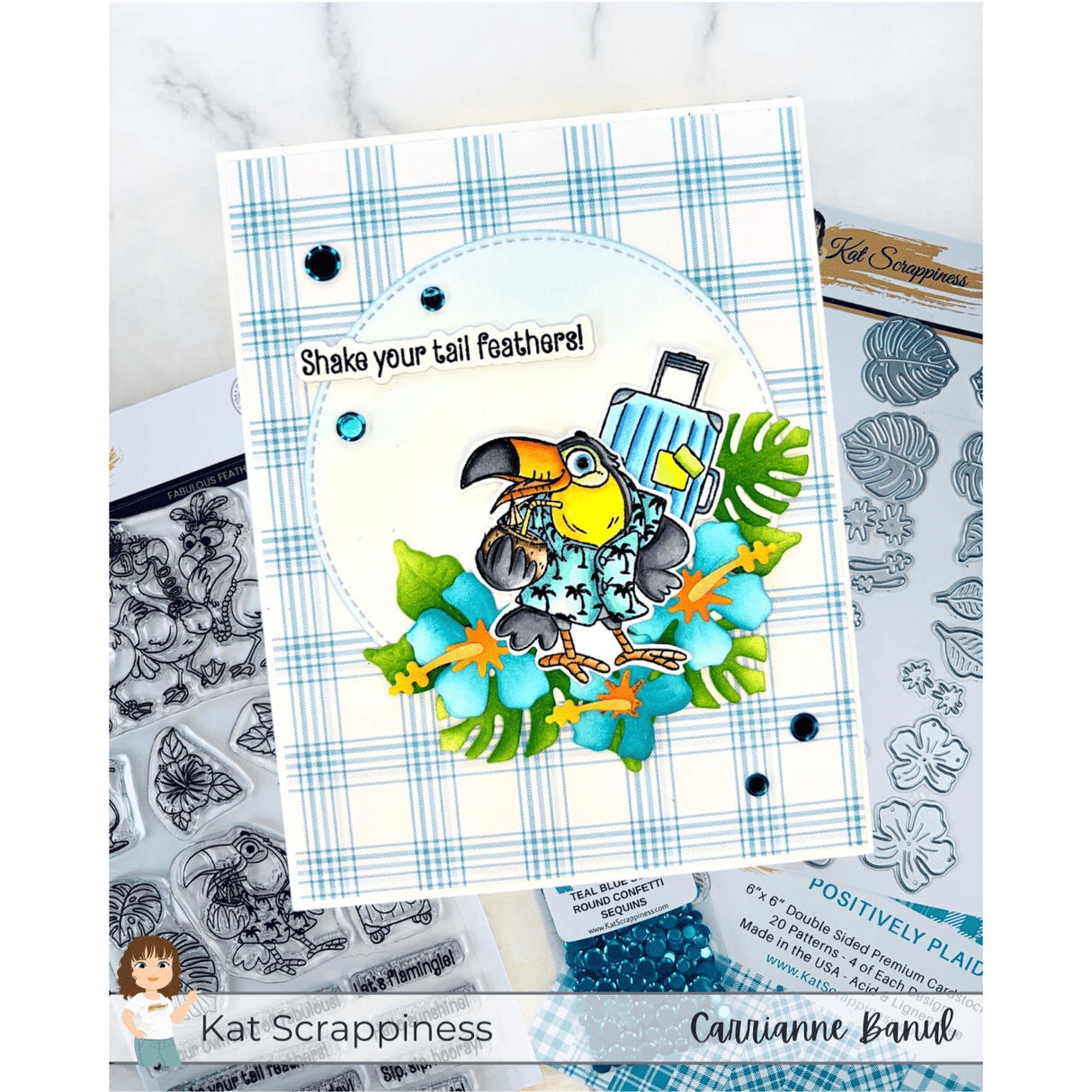 Fabulous Feathered Friends 4x8 Stamp Set