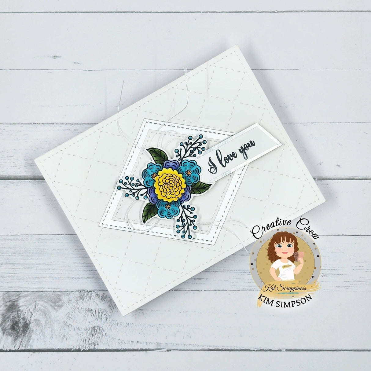 A2 Quilted Background Die