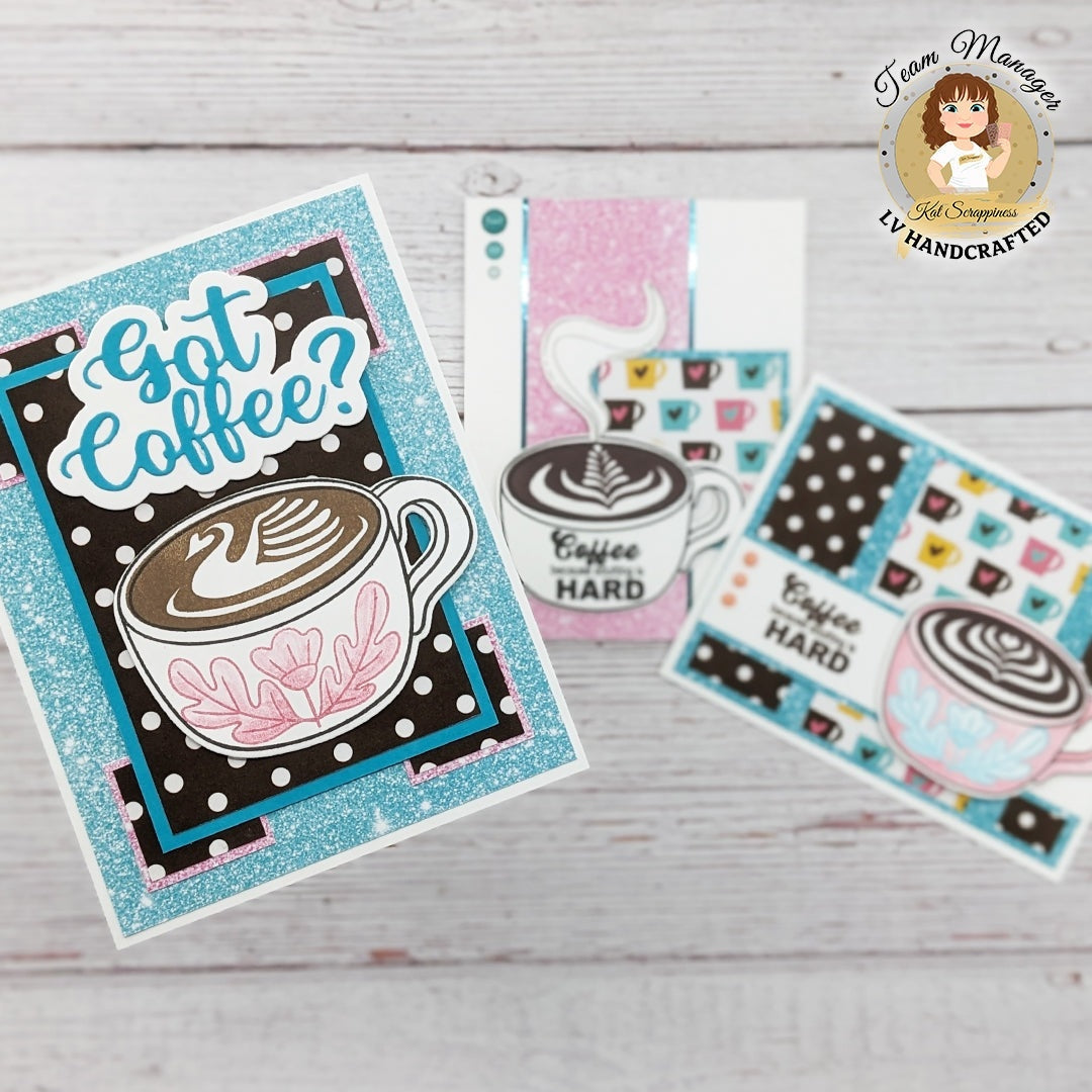 Pour Yourself a Latte Coordinating Craft Dies