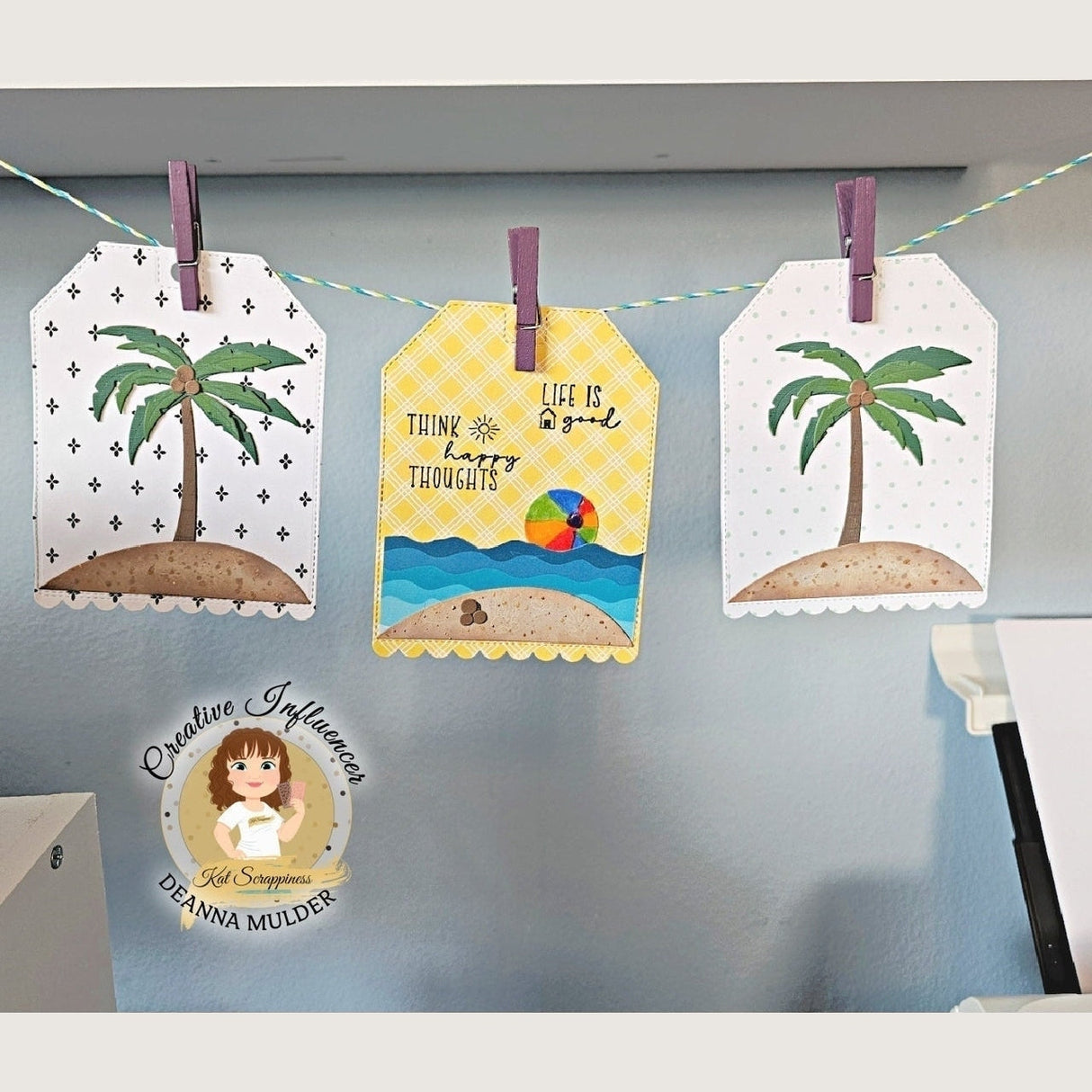 Stitched Scalloped Nesting Tags Craft Dies