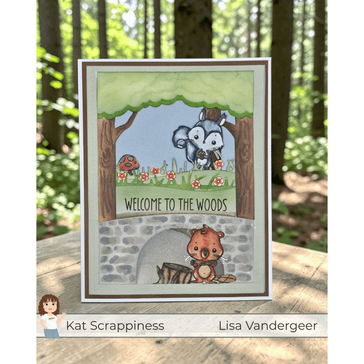 Sentiment Shoppe – Within the Fold: "Woodland Critter Sentiments" 6x6 Stamp Set - New Release!