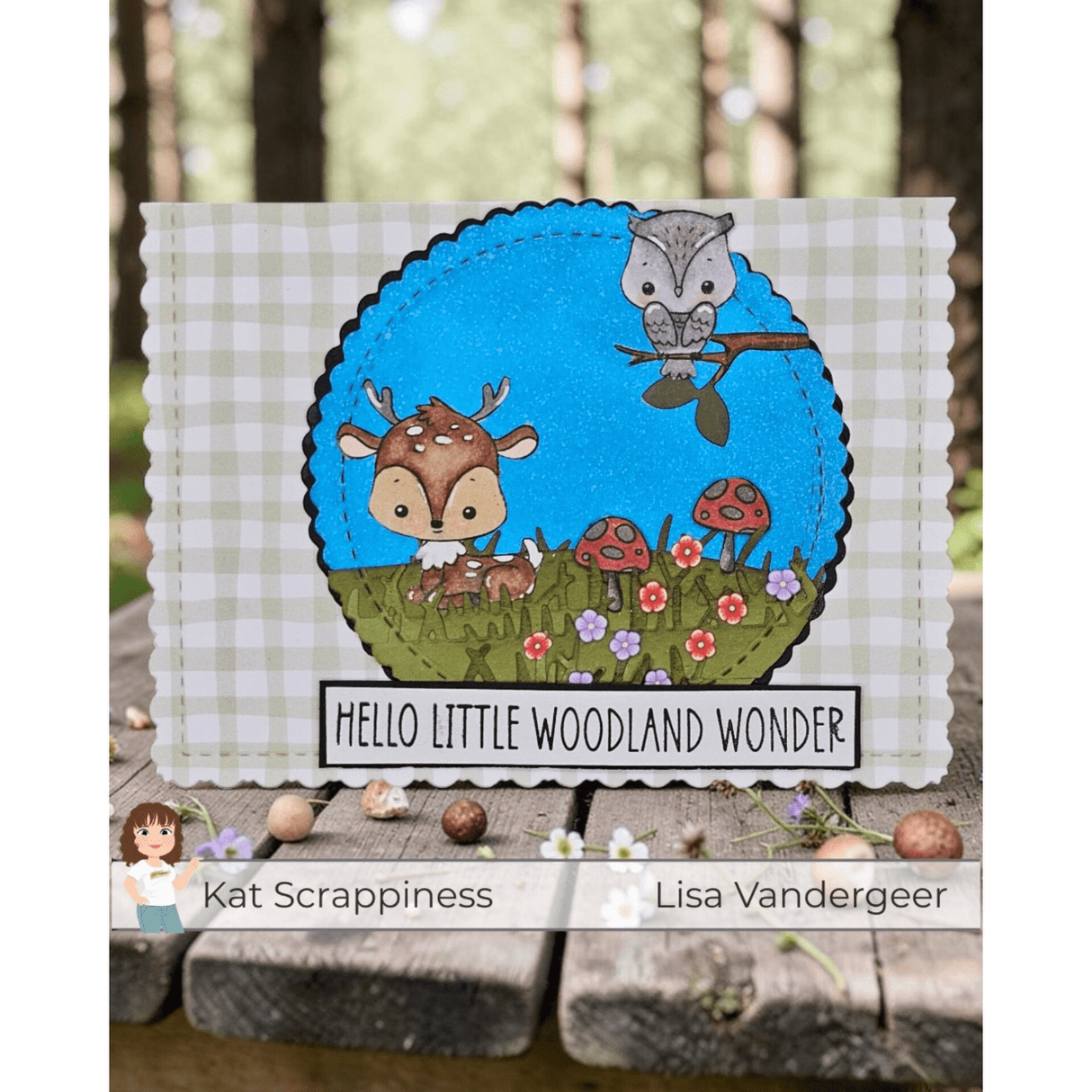 Sentiment Shoppe – Within the Fold: "Woodland Critter Sentiments" 6x6 Stamp Set - New Release!