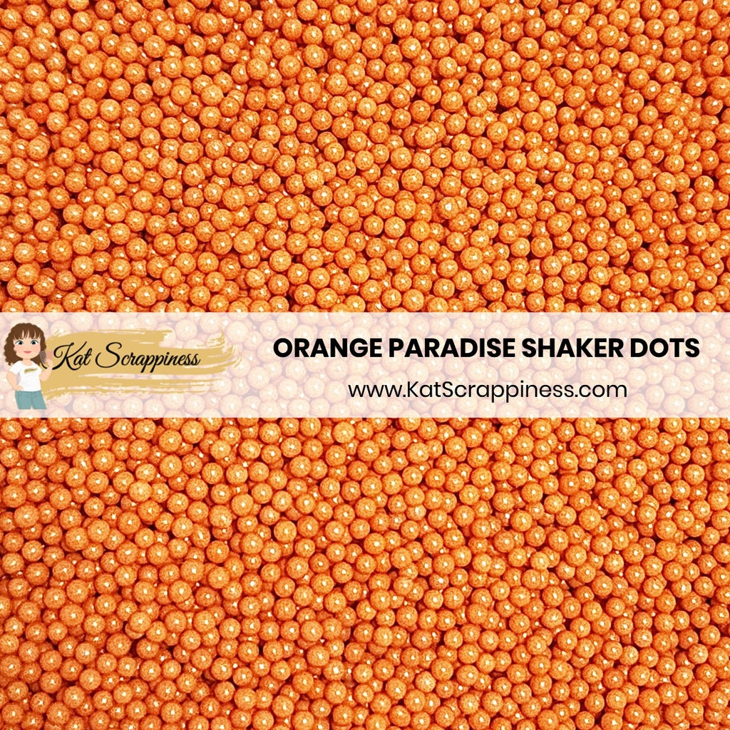 Orange Paradise Shaker Dots - New Release!