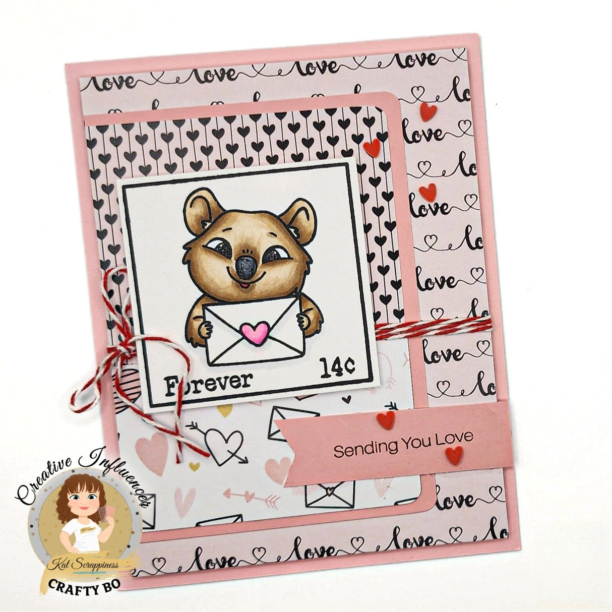 Be My Valentine 6x8 Stamp Set
