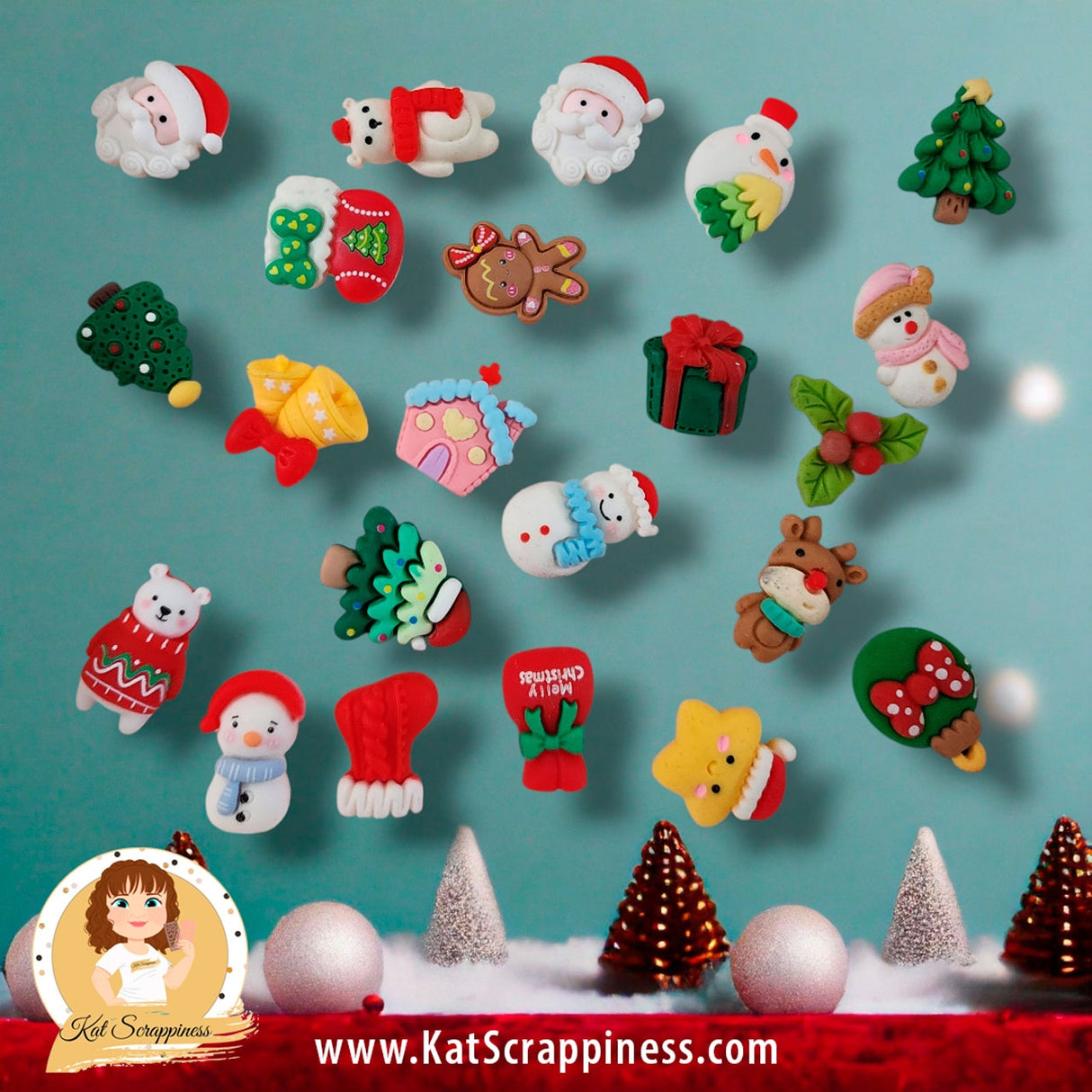 Christmas Charms Assortment - 6pc