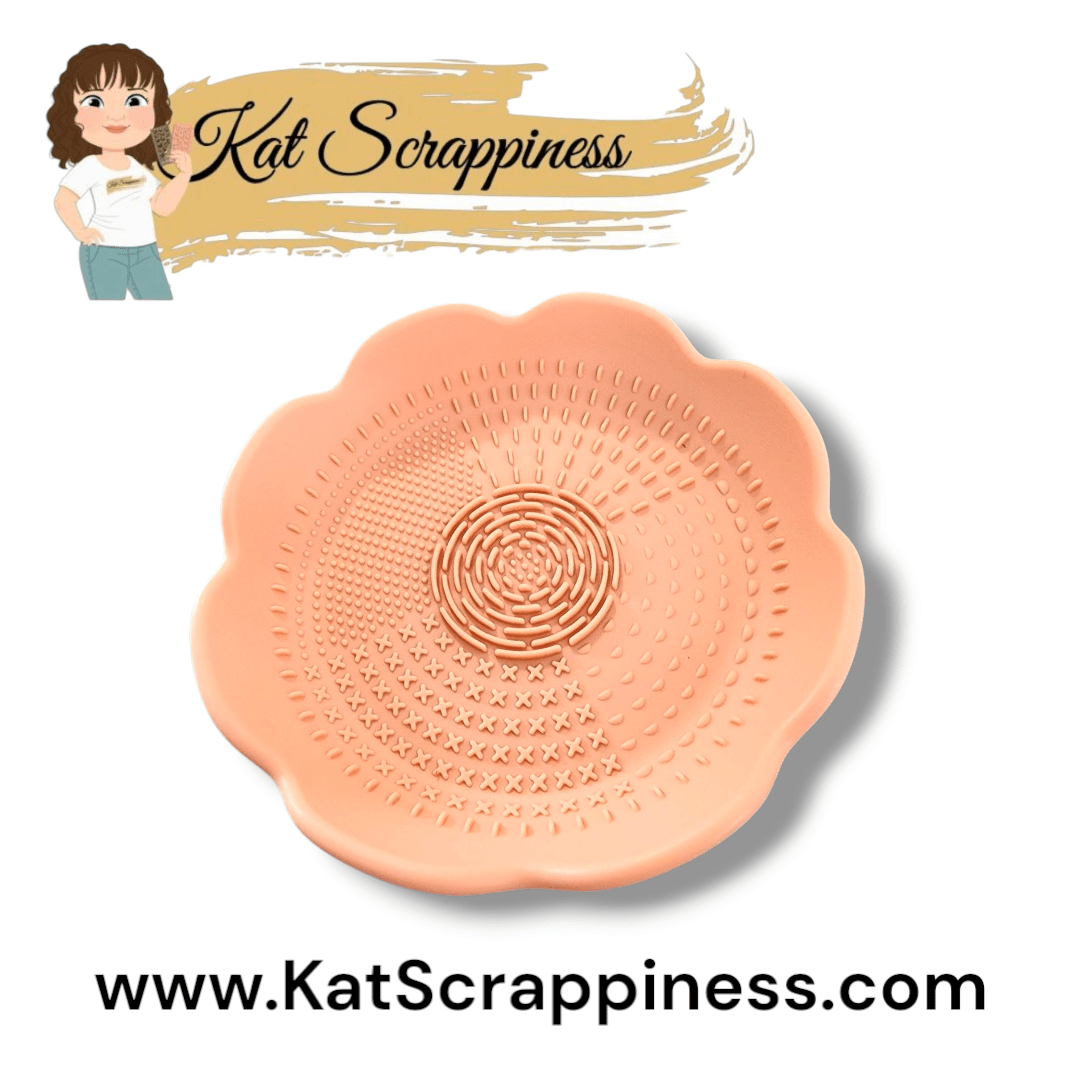 Peachy Pink Petal Brush Scrubby