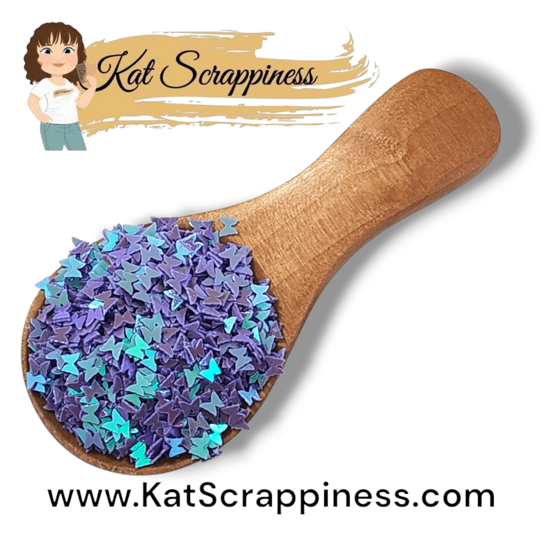 Purple Butterfly Sequins