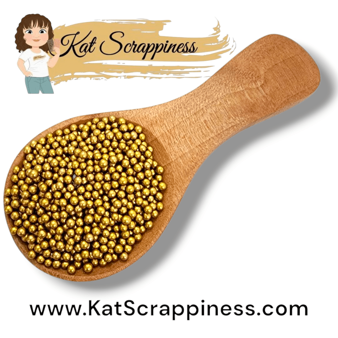 Distressed Gold Shaker Dots