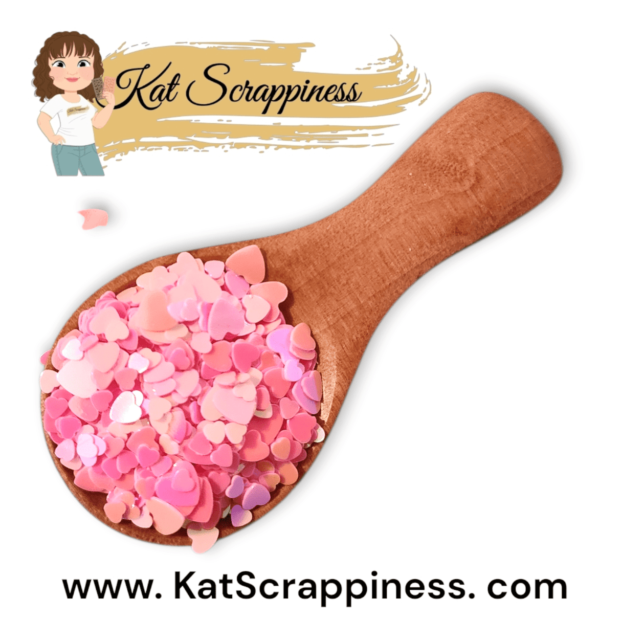 Brilliant Pink Heart Sequin Mix - New Release!