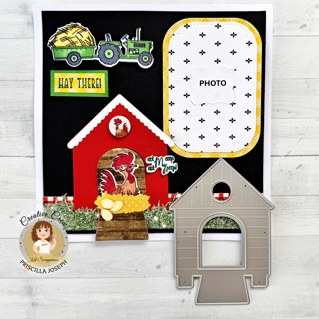 Sassy Chickens 6x8 Stamp Set