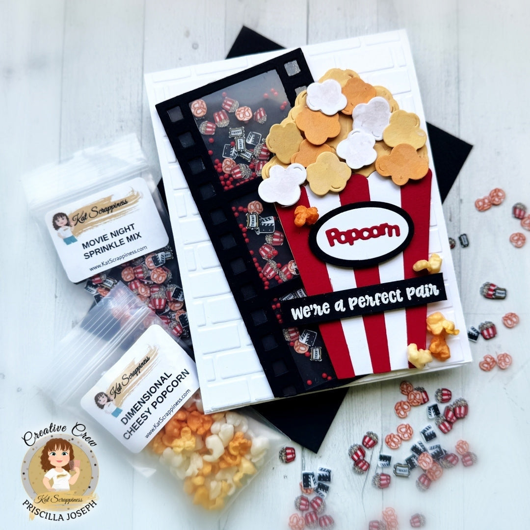 Popcorn Box (Shaker) Craft Dies