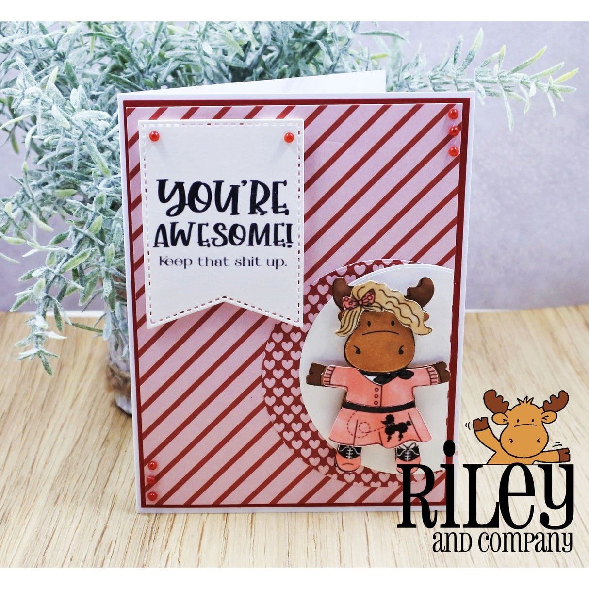 You're Awesome Clear Stamps by Riley & Co