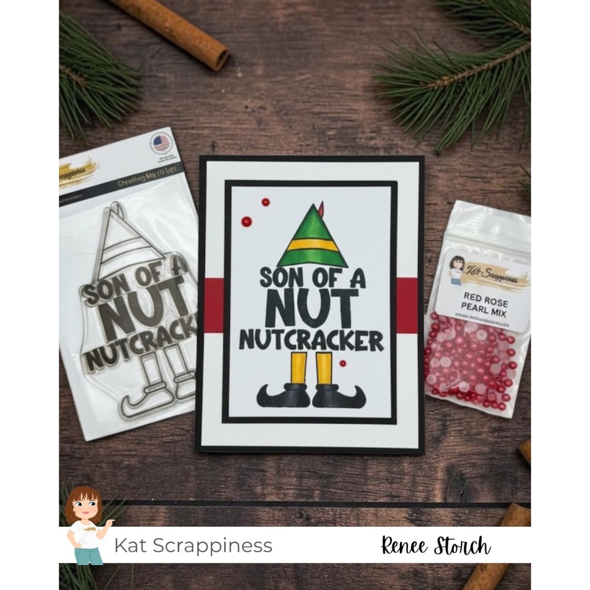 Cracking My-Elf Up! 3x4 Stamp Set
