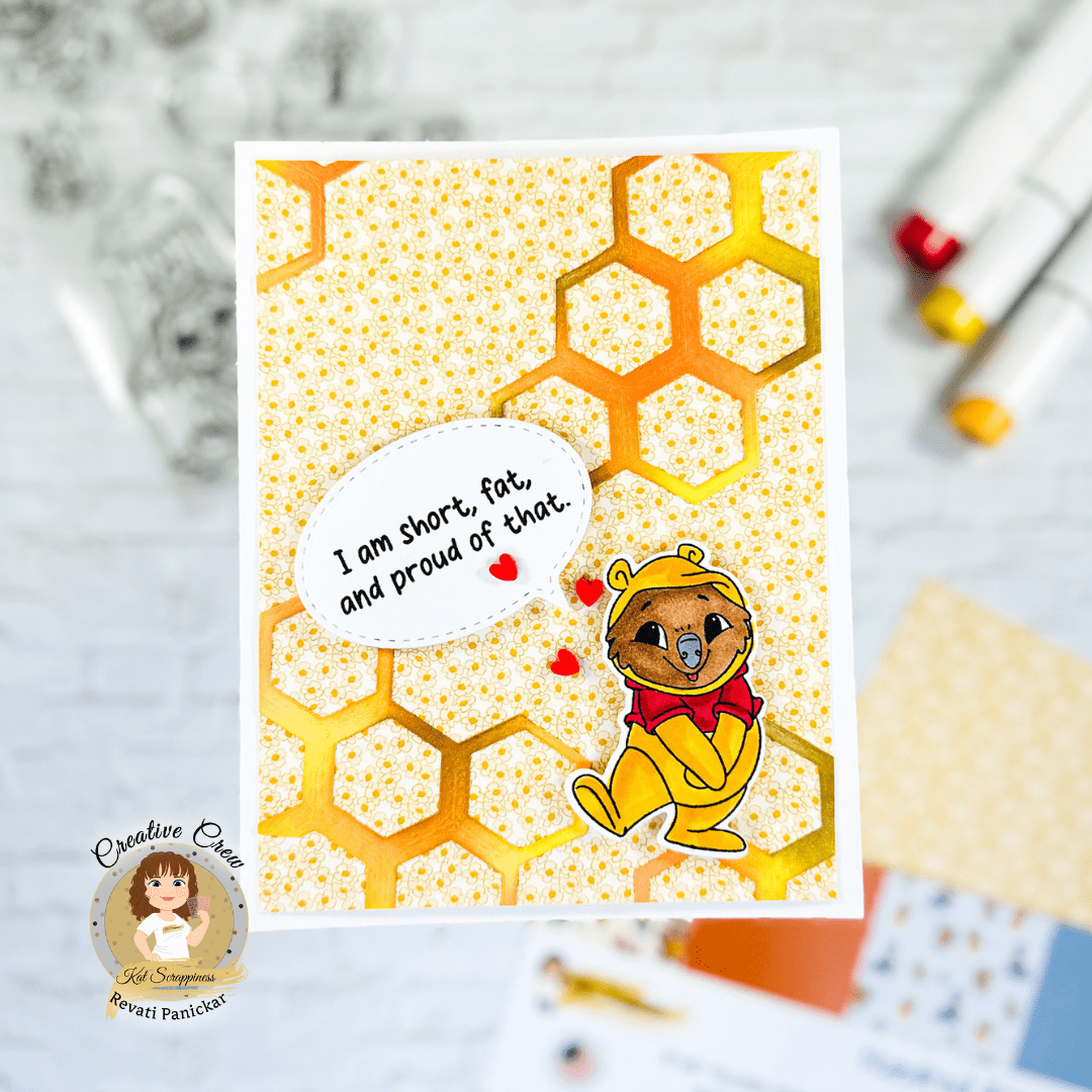 Hundred Acre Honeycomb Background Craft Die - New Release!