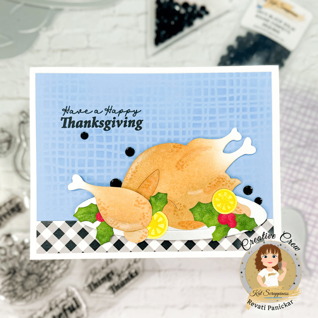 Holiday Turkey Dinner Craft Dies