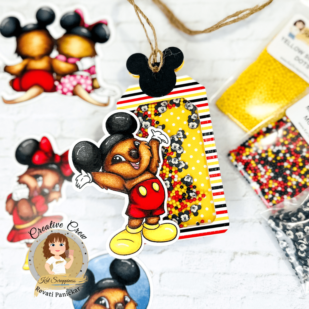 Mouse Ear Shaker Tag Craft Dies