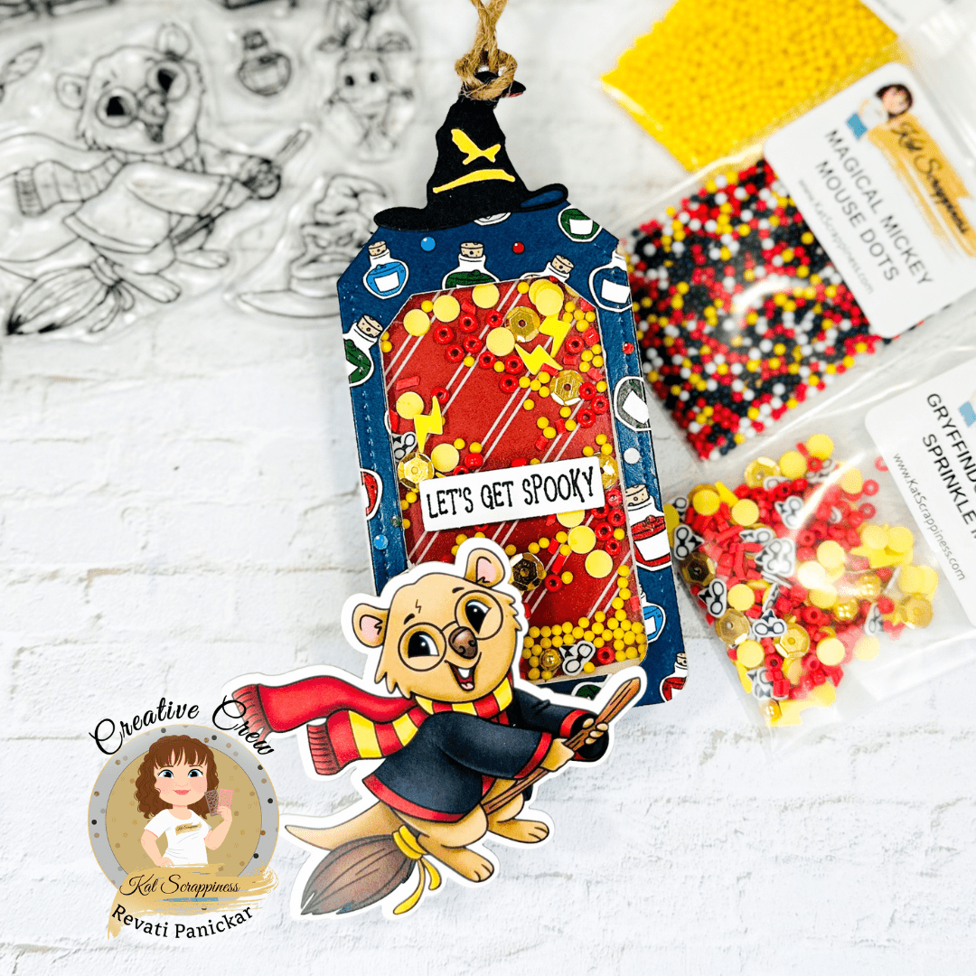 Wizard Shaker Tag Craft Dies