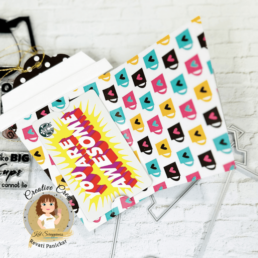 Cuppa Joe Gift Card Tag Craft Dies