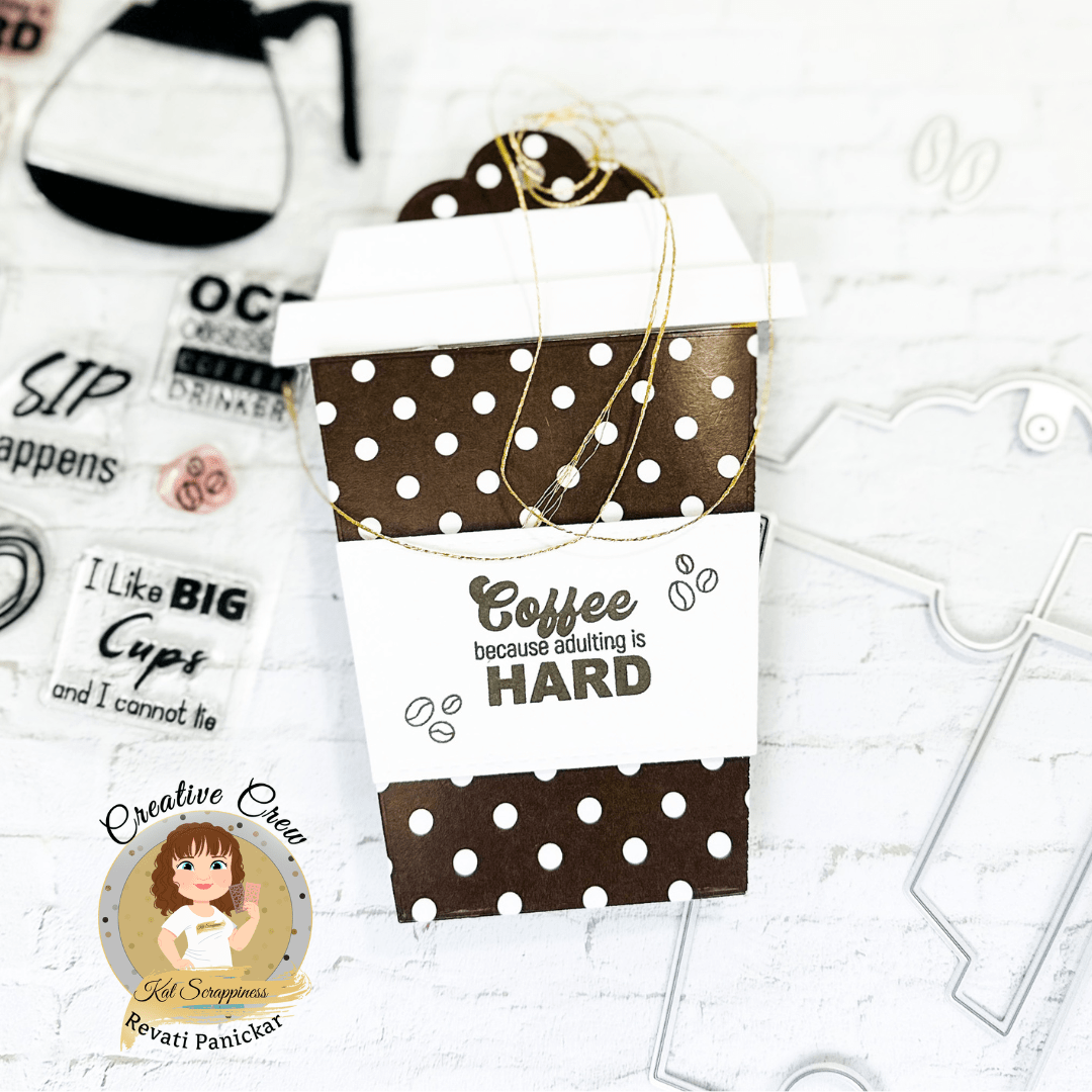 Cuppa Joe Gift Card Tag Craft Dies