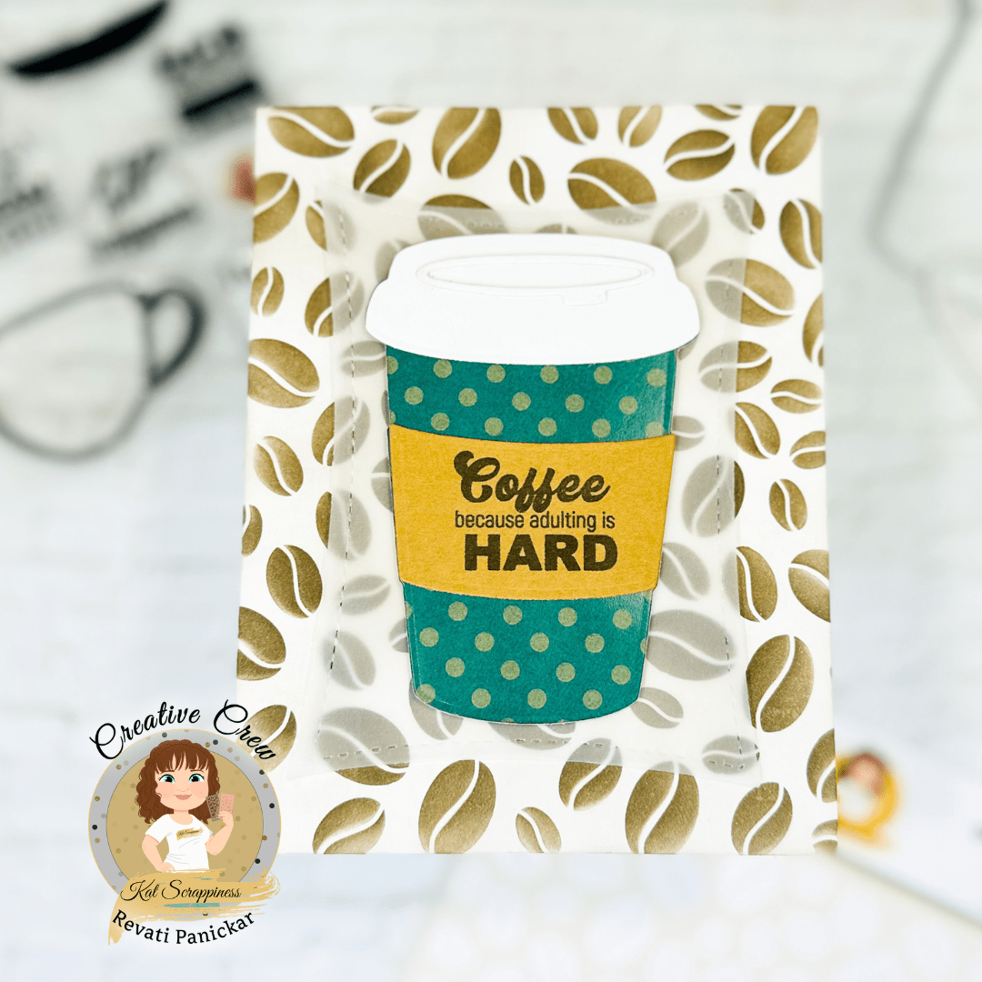 Cuppa Joe Gift Card Tag Craft Dies