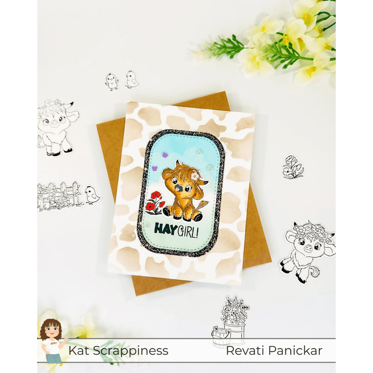 Highland Mini Moos Stamp Set - New Release!