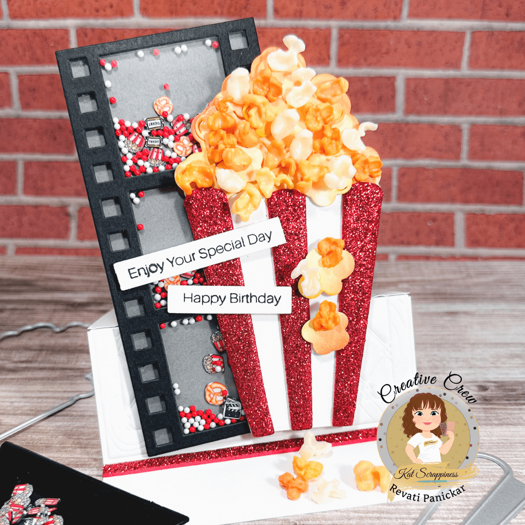 Popcorn Box (Shaker) Craft Dies