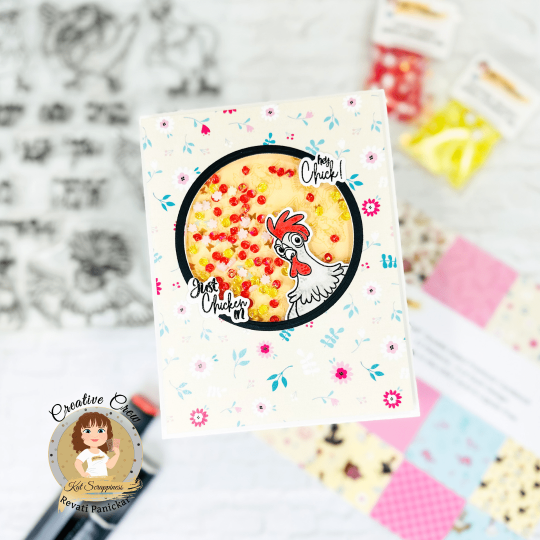 Sassy Chickens 6x8 Stamp Set