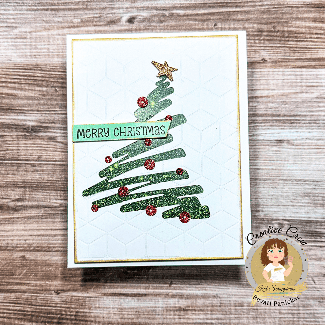 Brush Christmas Tree Craft Die -
