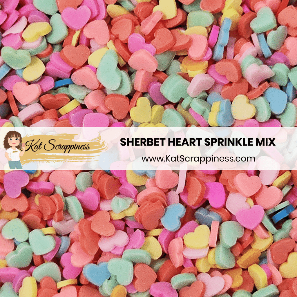 Sherbet Heart Sprinkle Mix - New Release!
