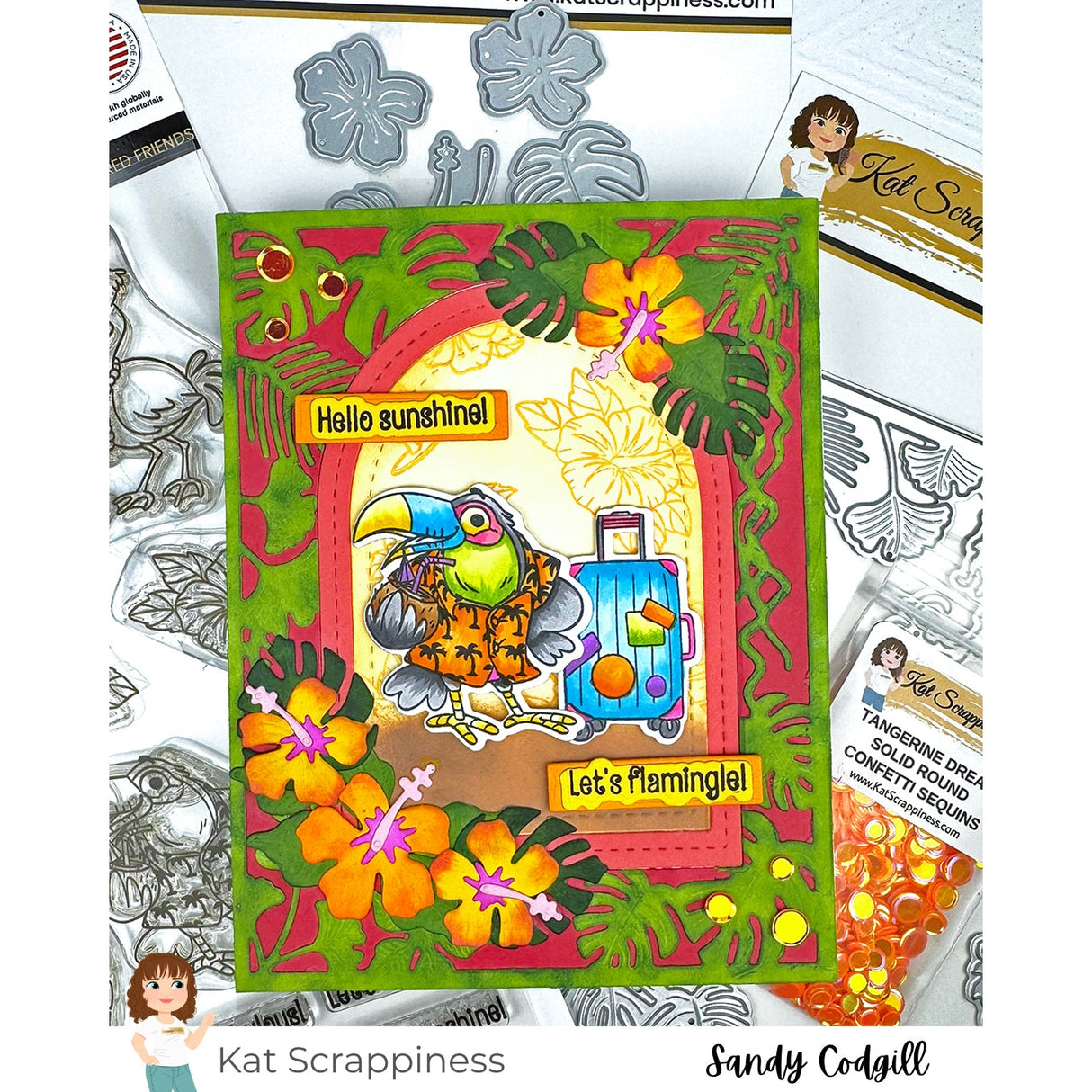 A2 Jungle Frame Craft Die