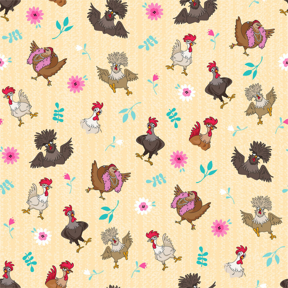 Sassy Chickens 6x6 Paper Pad