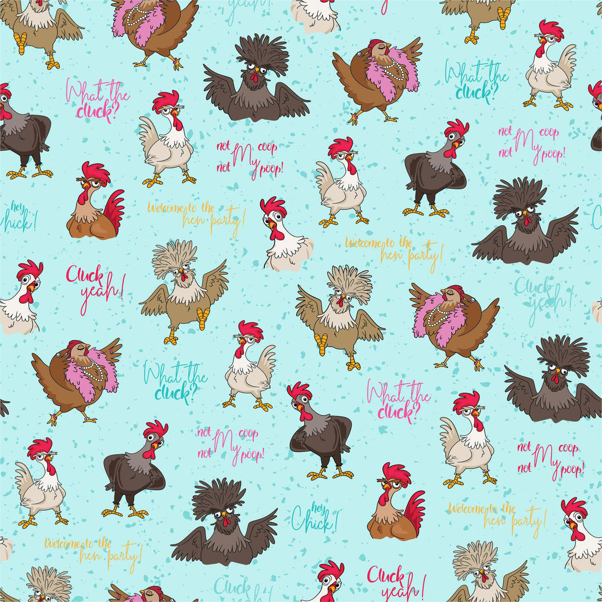 Sassy Chickens 6x6 Paper Pad