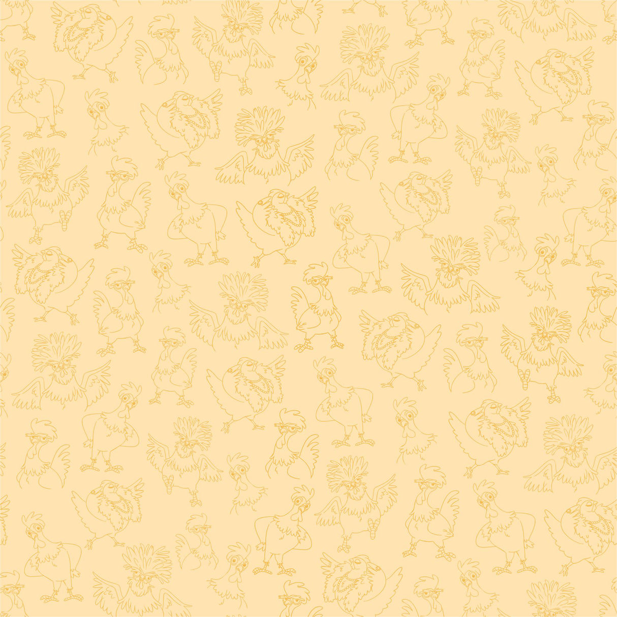 Sassy Chickens 6x6 Paper Pad