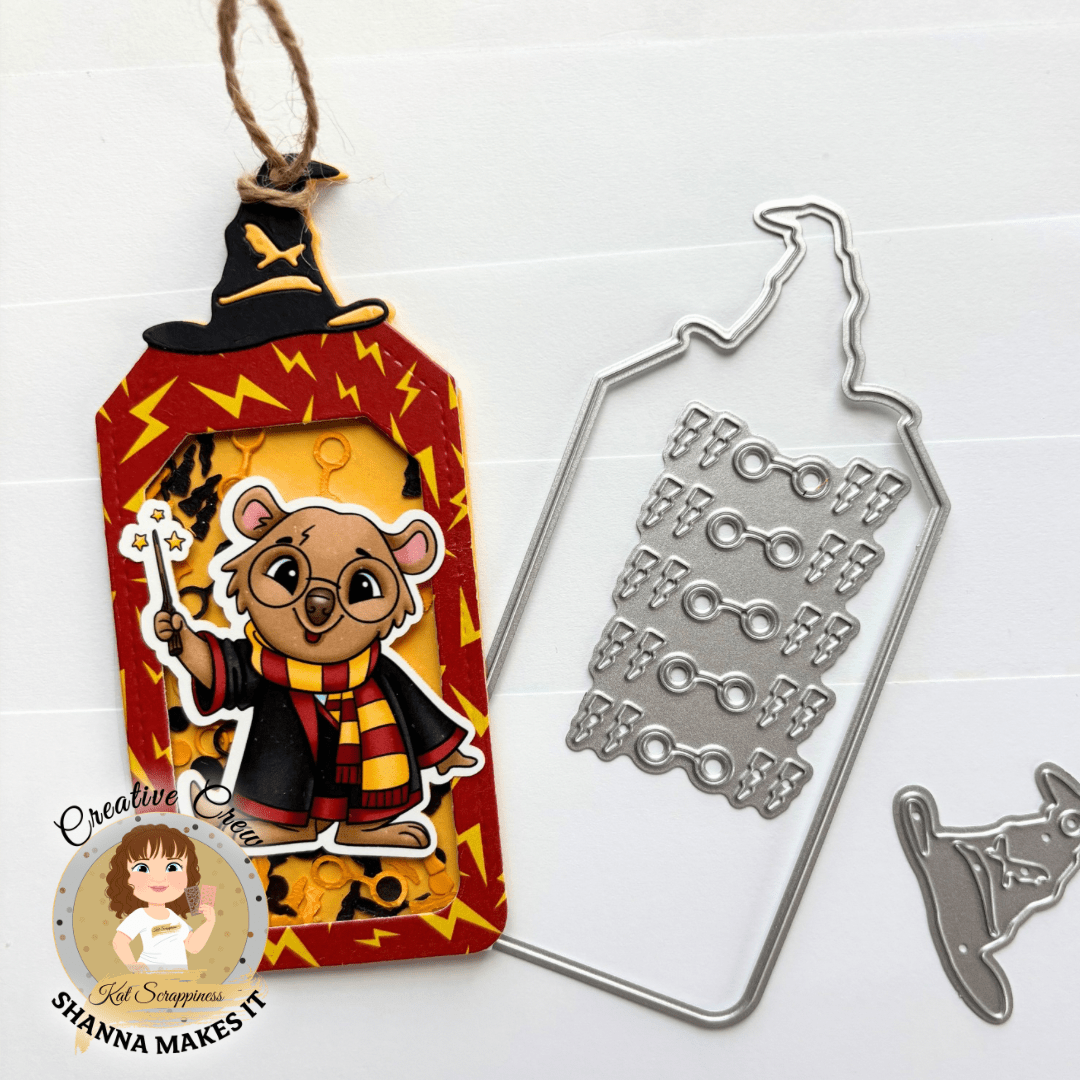 Wizard Shaker Tag Craft Dies