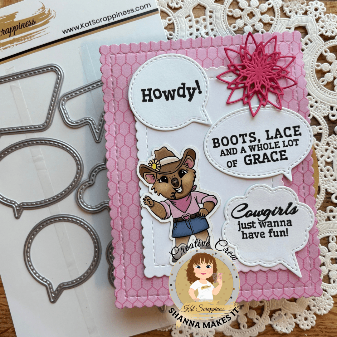 Stitched Speech Bubbles Craft Dies