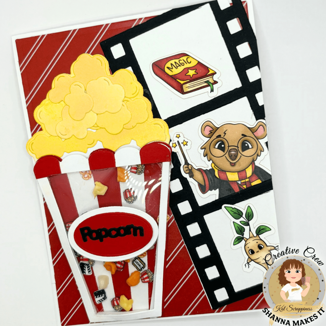 Popcorn Box (Shaker) Craft Dies