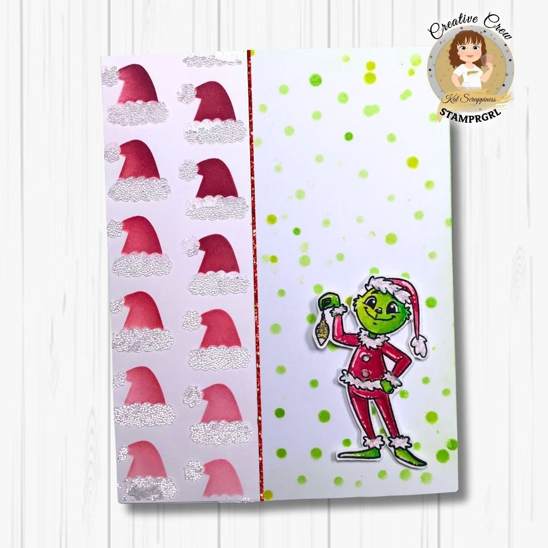 Layered Santa Hats 6x6 Stencil Set 2pk -