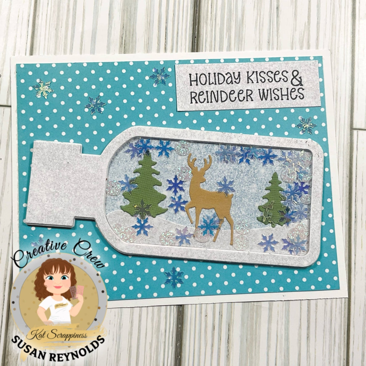 Christmas in a Bottle Shaker Craft Dies -