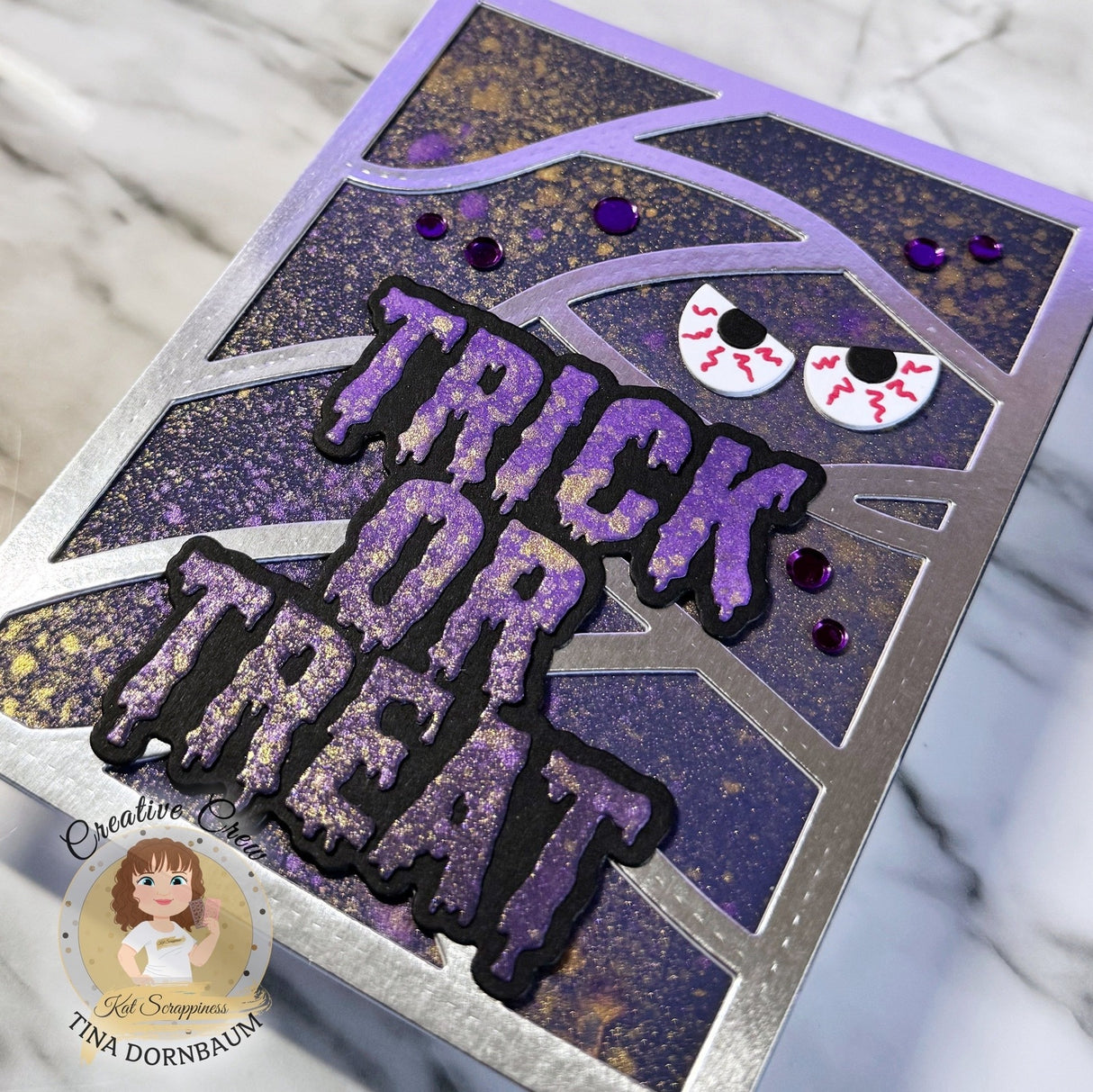Spooky Trick or Treat Shadow Sentiment Craft Die -