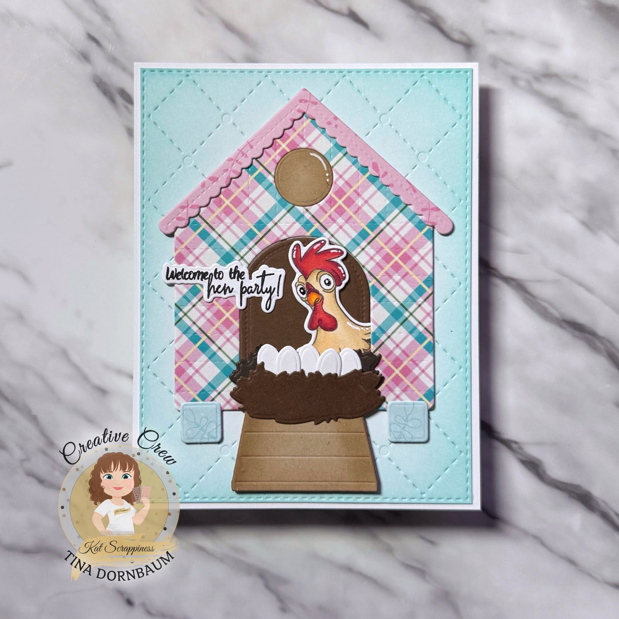 Sassy Chickens 6x8 Stamp Set