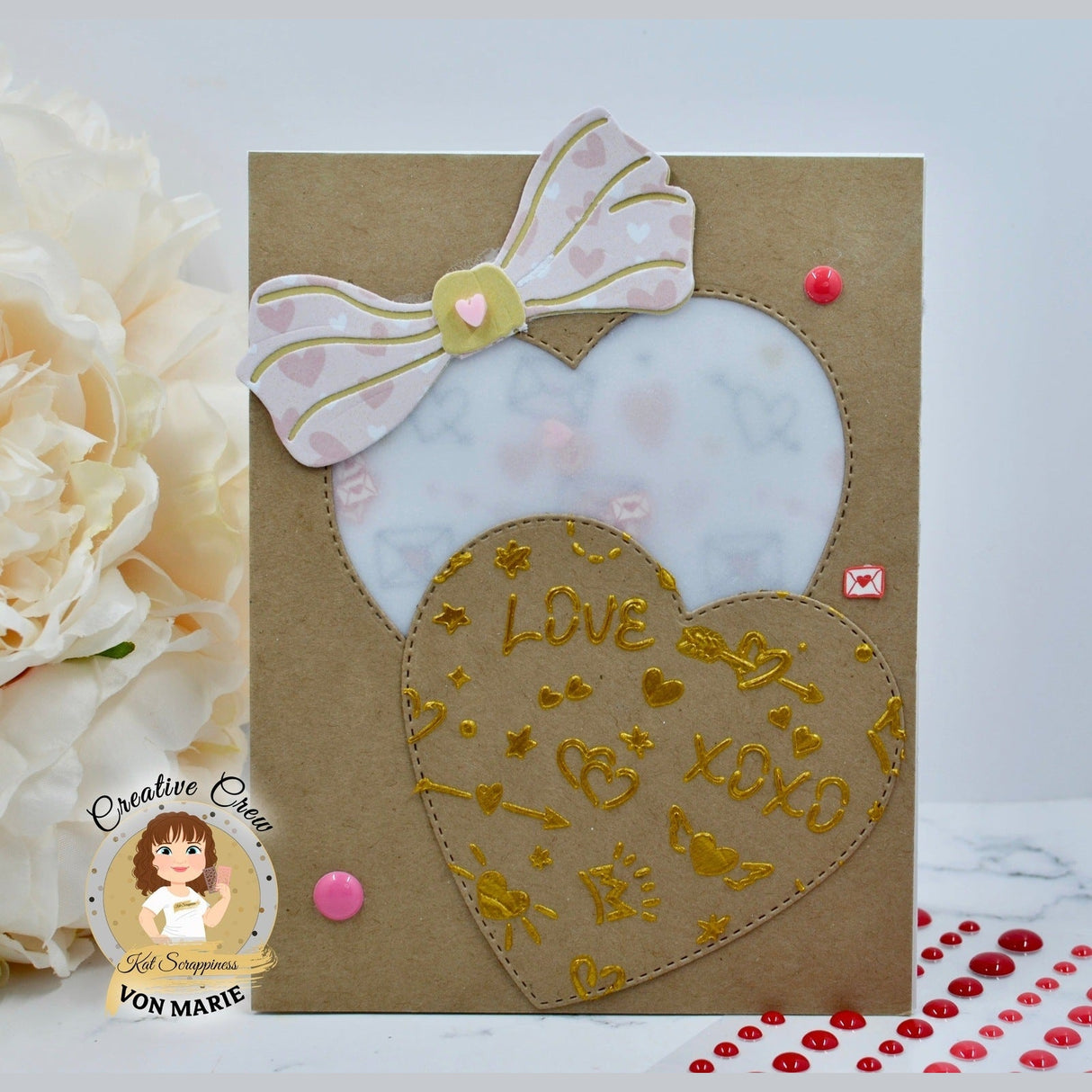 Love Doodles 6x6 Stencil