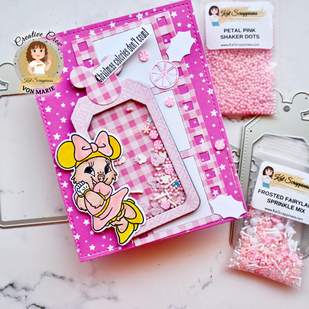 Mouse Ear Shaker Tag Craft Dies